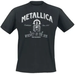 "Whiskey In The Jar" T-Shirt Black By Metallica