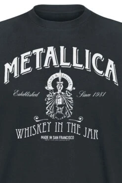 "Whiskey In The Jar" T-Shirt Black By Metallica 9 "Whiskey In The Jar" T-Shirt Black By Metallica -Men Fashion Clothing Store 110424d emp