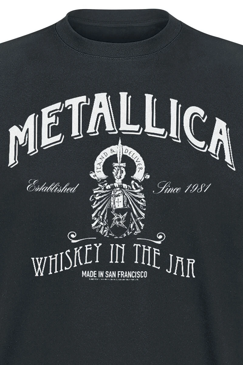 "Whiskey In The Jar" T-Shirt Black By Metallica 5 "Whiskey In The Jar" T-Shirt Black By Metallica - Image 3