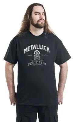 "Whiskey In The Jar" T-Shirt Black By Metallica 10 "Whiskey In The Jar" T-Shirt Black By Metallica -Men Fashion Clothing Store 110424wa emp