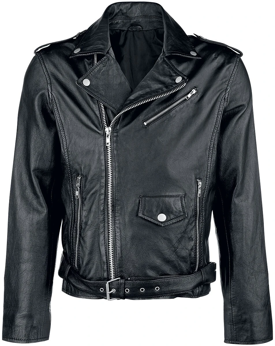 "Leather Jacket" Leather Jacket Black By Classic Style 3 "Leather Jacket" Leather Jacket Black By Classic Style