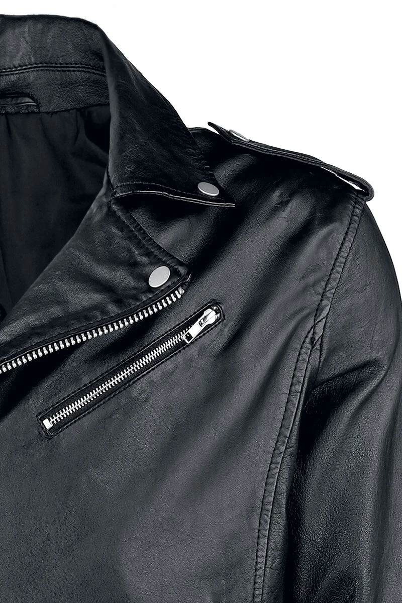"Leather Jacket" Leather Jacket Black By Classic Style 6 "Leather Jacket" Leather Jacket Black By Classic Style - Image 4
