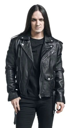 "Leather Jacket" Leather Jacket Black By Classic Style 14 "Leather Jacket" Leather Jacket Black By Classic Style -Men Fashion Clothing Store 130109wa