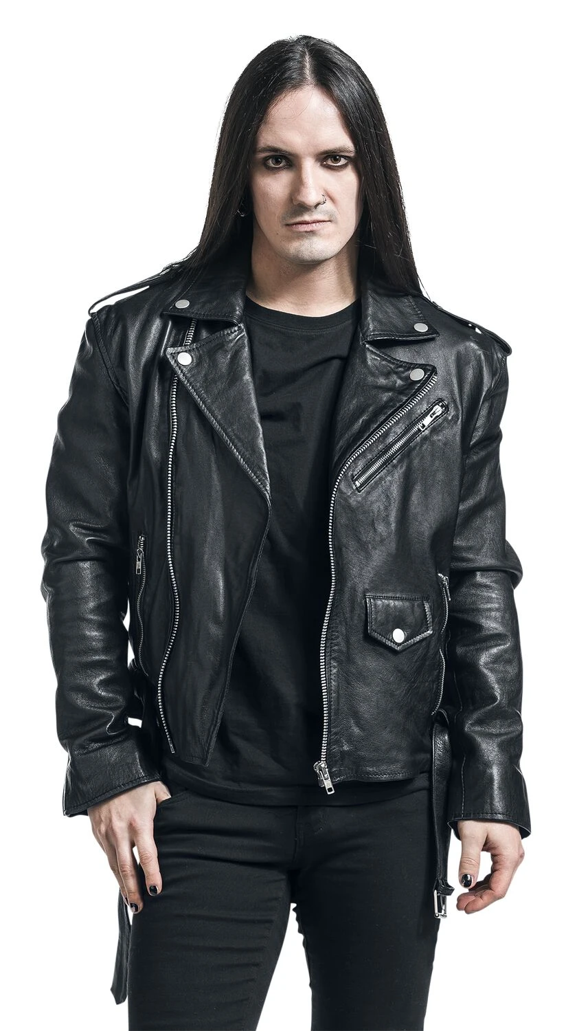 "Leather Jacket" Leather Jacket Black By Classic Style 8 "Leather Jacket" Leather Jacket Black By Classic Style - Image 6