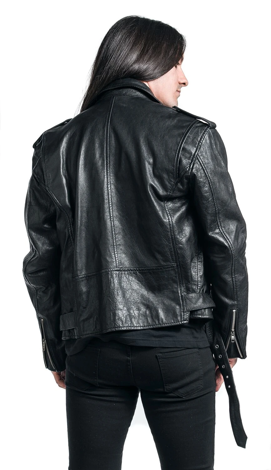 "Leather Jacket" Leather Jacket Black By Classic Style 9 "Leather Jacket" Leather Jacket Black By Classic Style - Image 7