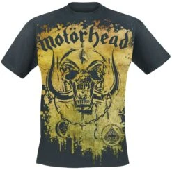 "Acid Splatter" T-Shirt Black By Motörhead