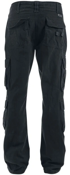 "Pure Vintage Trousers" Cargo Trousers Black By Brandit 15 "Pure Vintage Trousers" Cargo Trousers Black By Brandit -Men Fashion Clothing Store 185215b emp