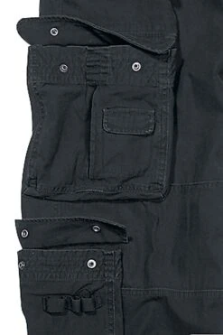 "Pure Vintage Trousers" Cargo Trousers Black By Brandit 16 "Pure Vintage Trousers" Cargo Trousers Black By Brandit -Men Fashion Clothing Store 185215d emp