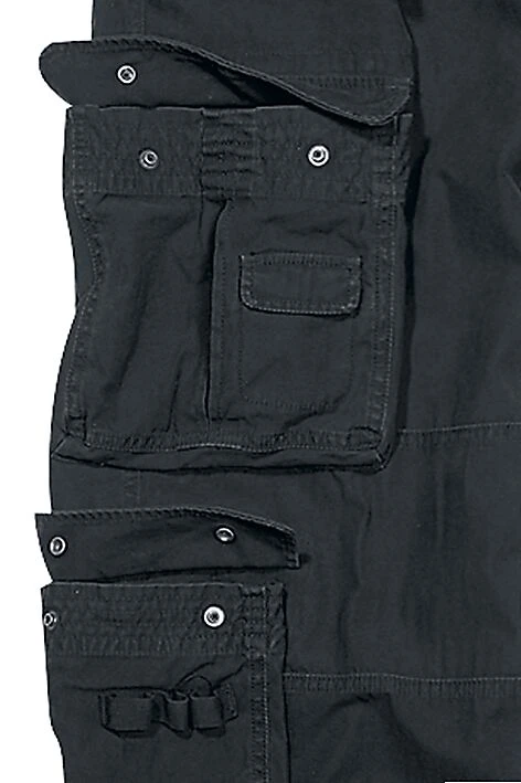 "Pure Vintage Trousers" Cargo Trousers Black By Brandit 7 "Pure Vintage Trousers" Cargo Trousers Black By Brandit - Image 5