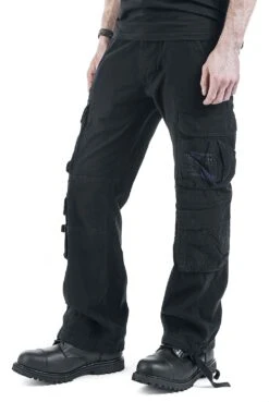 "Pure Vintage Trousers" Cargo Trousers Black By Brandit 20 "Pure Vintage Trousers" Cargo Trousers Black By Brandit -Men Fashion Clothing Store 185215wa2 emp
