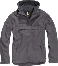 "Windbreaker" Windbreaker Anthracite By Brandit