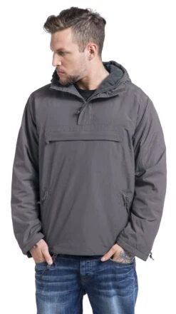 "Windbreaker" Windbreaker Anthracite By Brandit -Men Fashion Clothing Store 185223wa