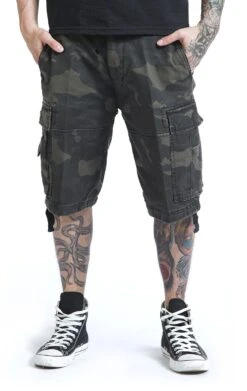 "Vintage Shorts" Shorts Dark Camo By Brandit 9 "Vintage Shorts" Shorts Dark Camo By Brandit -Men Fashion Clothing Store 185232wa emp