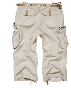 "Industry Vintage 3/4" Shorts Beige By Brandit -Men Fashion Clothing Store 185239b