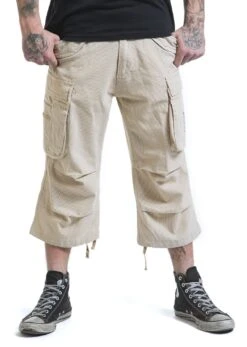 "Industry Vintage 3/4" Shorts Beige By Brandit -Men Fashion Clothing Store 185239wa emp