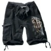 "Bone Finger" Shorts Black By Spiral -Men Fashion Clothing Store 194750a emp