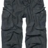 "Industry Vintage 3/4" Shorts Anthracite By Brandit 1 "Industry Vintage 3/4" Shorts Anthracite By Brandit -Men Fashion Clothing Store 201518a emp