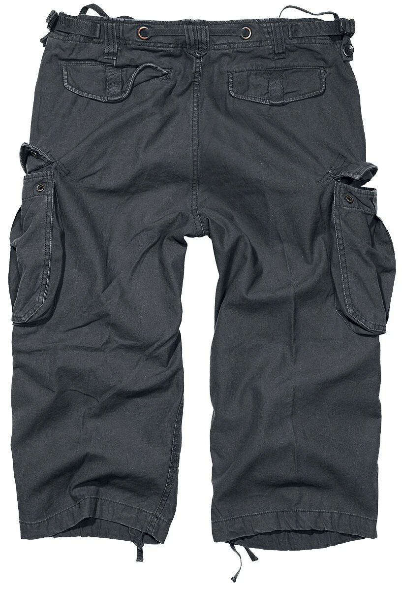 "Industry Vintage 3/4" Shorts Anthracite By Brandit 4 "Industry Vintage 3/4" Shorts Anthracite By Brandit - Image 2