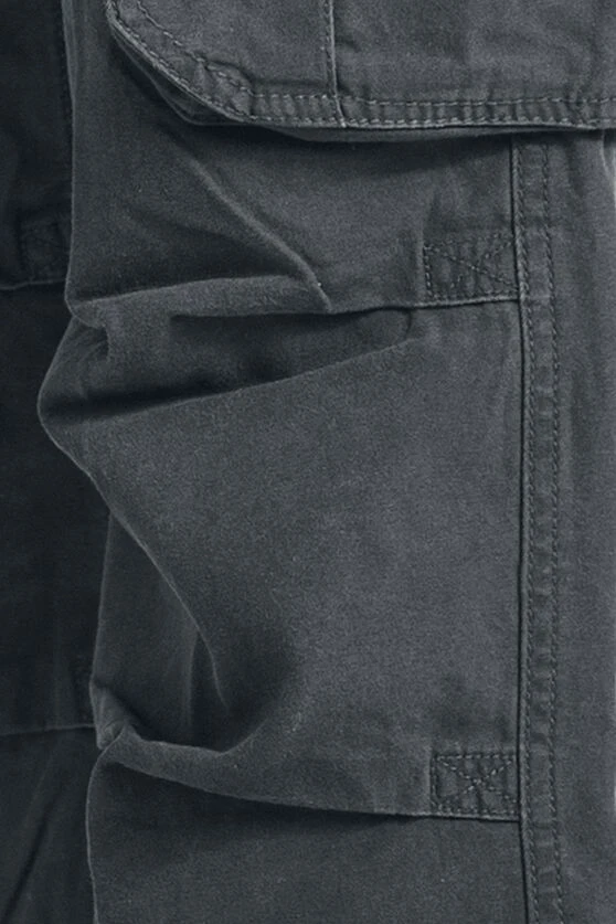 "Industry Vintage 3/4" Shorts Anthracite By Brandit 7 "Industry Vintage 3/4" Shorts Anthracite By Brandit - Image 5