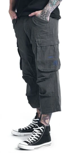 "Industry Vintage 3/4" Shorts Anthracite By Brandit 16 "Industry Vintage 3/4" Shorts Anthracite By Brandit -Men Fashion Clothing Store 201518wa2 emp