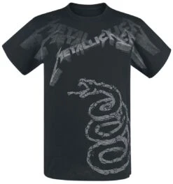 "Black Album Faded" T-Shirt Black By Metallica