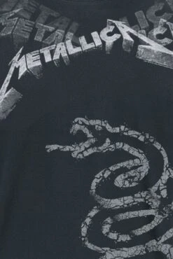 "Black Album Faded" T-Shirt Black By Metallica -Men Fashion Clothing Store 202321d emp