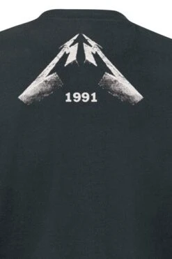 "Black Album Faded" T-Shirt Black By Metallica -Men Fashion Clothing Store 202321d2 emp