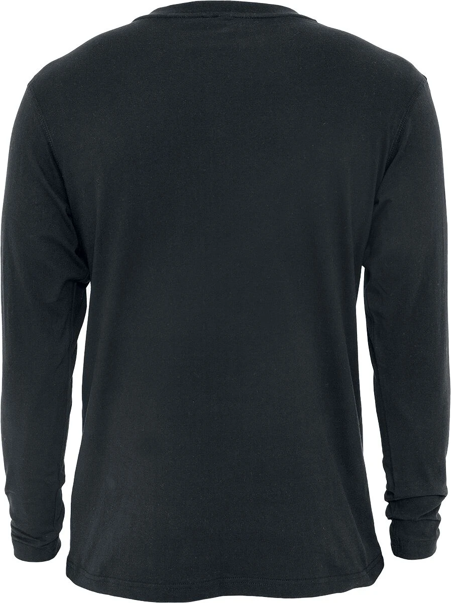 "Basic Henley" Long-sleeve Shirt Black By Urban Classics 5 "Basic Henley" Long-sleeve Shirt Black By Urban Classics - Image 3