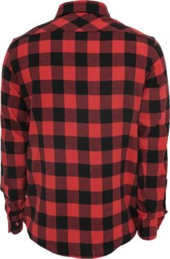 "Checked Flannel" Flanel Shirt Black-red By Urban Classics 10 "Checked Flannel" Flanel Shirt Black-red By Urban Classics -Men Fashion Clothing Store 206622b emp