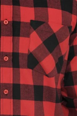 "Checked Flannel" Flanel Shirt Black-red By Urban Classics 11 "Checked Flannel" Flanel Shirt Black-red By Urban Classics -Men Fashion Clothing Store 206622d emp