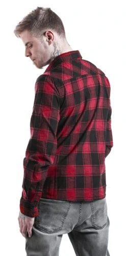"Checkshirt" Flanel Shirt Red-black By Brandit 11 "Checkshirt" Flanel Shirt Red-black By Brandit -Men Fashion Clothing Store 228664wb