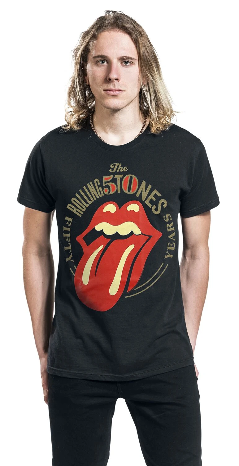 "50 Years" T-Shirt Black By The Rolling Stones 5 "50 Years" T-Shirt Black By The Rolling Stones - Image 3