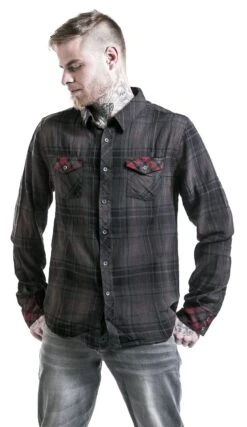 "Duncan" Longsleeve Brown-black By Brandit -Men Fashion Clothing Store 255915wa