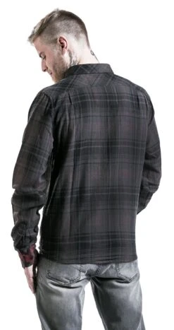 "Duncan" Longsleeve Brown-black By Brandit -Men Fashion Clothing Store 255915wb emp