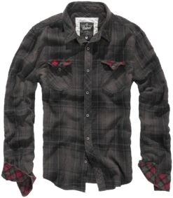 "Duncan" Longsleeve Brown-black By Brandit -Men Fashion Clothing Store 255915za