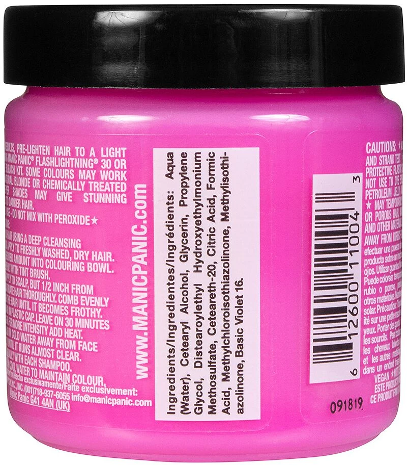 "Cotton Candy Pink - Classic" Hair Dye Pink By Manic Panic 4 "Cotton Candy Pink - Classic" Hair Dye Pink By Manic Panic - Image 2