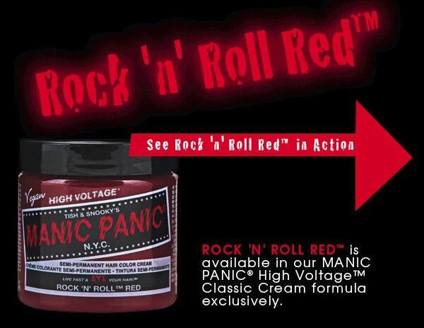"Rock N´Roll Red - Classic" Hair Dye Red By Manic Panic 7 "Rock N´Roll Red - Classic" Hair Dye Red By Manic Panic - Image 5
