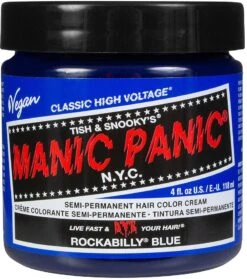 "Rockabilly Blue - Classic" Hair Dye Blue By Manic Panic