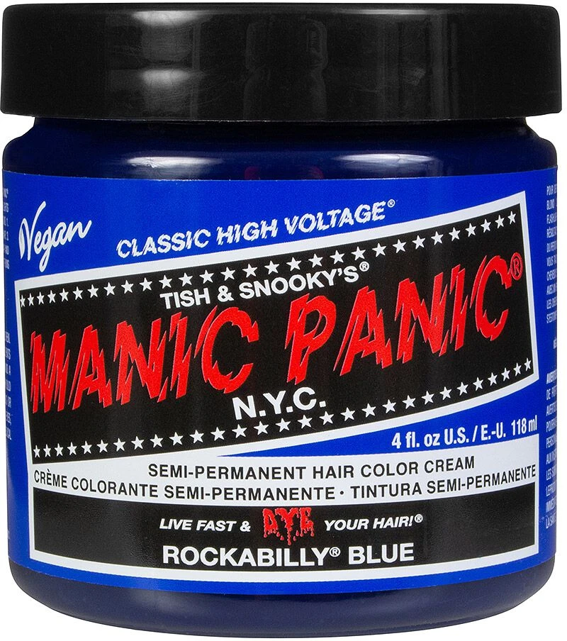 "Rockabilly Blue - Classic" Hair Dye Blue By Manic Panic 3 "Rockabilly Blue - Classic" Hair Dye Blue By Manic Panic