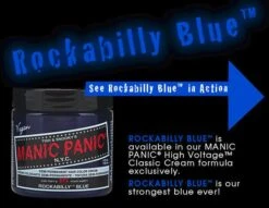 "Rockabilly Blue - Classic" Hair Dye Blue By Manic Panic 12 "Rockabilly Blue - Classic" Hair Dye Blue By Manic Panic -Men Fashion Clothing Store 256273d3
