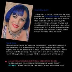 "Rockabilly Blue - Classic" Hair Dye Blue By Manic Panic 13 "Rockabilly Blue - Classic" Hair Dye Blue By Manic Panic -Men Fashion Clothing Store 256273d4