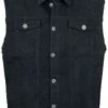 "Life Of An Easy Rider" Vest Black By Black Premium By EMP -Men Fashion Clothing Store 260882a emp
