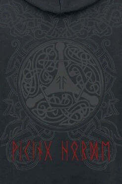 "Viking Horde" Hooded Zip Black By Amon Amarth -Men Fashion Clothing Store 263017d2 emp