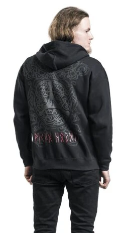 "Viking Horde" Hooded Zip Black By Amon Amarth -Men Fashion Clothing Store 263017wb emp