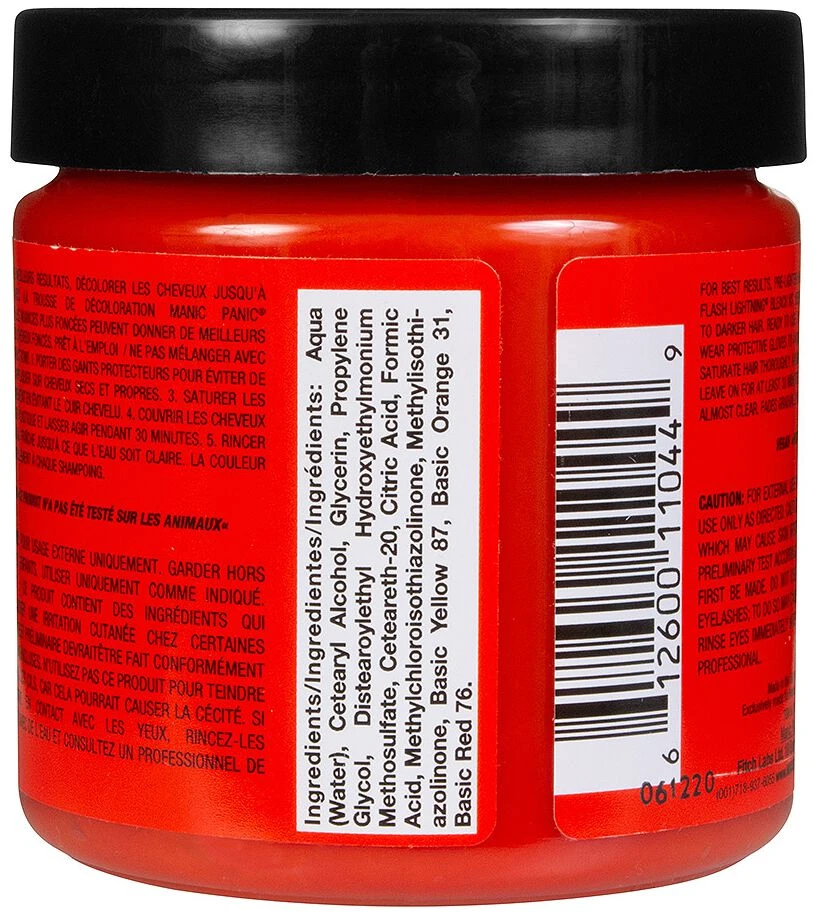 "Psychedelic Sunset - Classic" Hair Dye Orange By Manic Panic 4 "Psychedelic Sunset - Classic" Hair Dye Orange By Manic Panic - Image 2