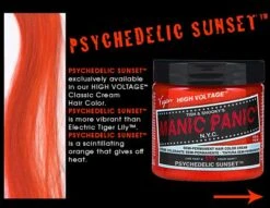 "Psychedelic Sunset - Classic" Hair Dye Orange By Manic Panic 12 "Psychedelic Sunset - Classic" Hair Dye Orange By Manic Panic -Men Fashion Clothing Store 263465d3