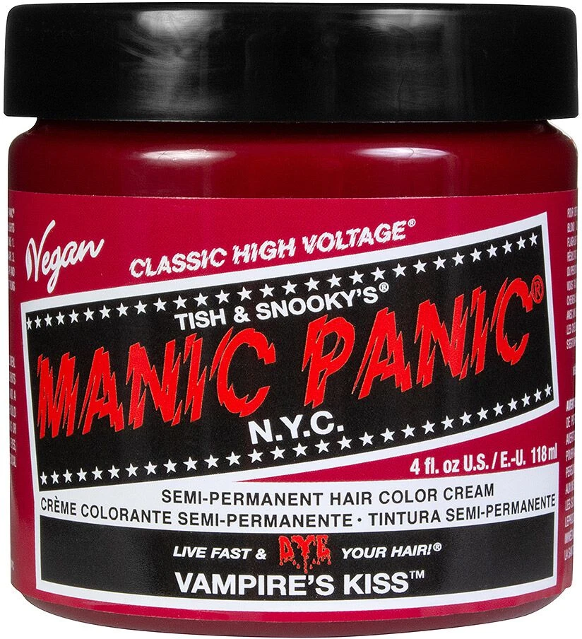 "Vampires Kiss - Classic" Hair Dye Red By Manic Panic 3 "Vampires Kiss - Classic" Hair Dye Red By Manic Panic