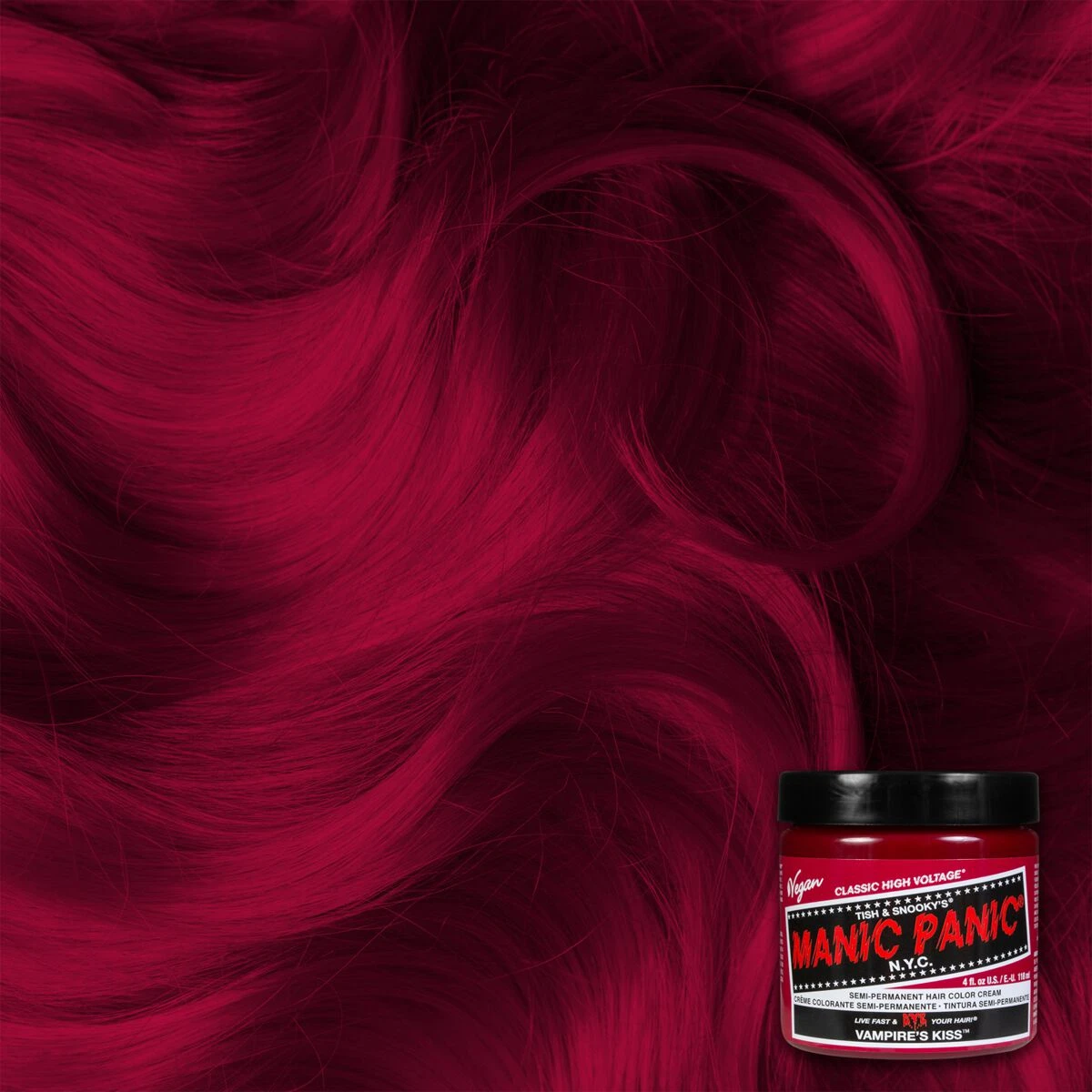 "Vampires Kiss - Classic" Hair Dye Red By Manic Panic 5 "Vampires Kiss - Classic" Hair Dye Red By Manic Panic - Image 3