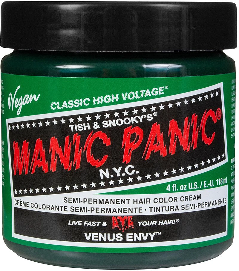 "Venus Envy - Classic" Hair Dye Green By Manic Panic 3 "Venus Envy - Classic" Hair Dye Green By Manic Panic