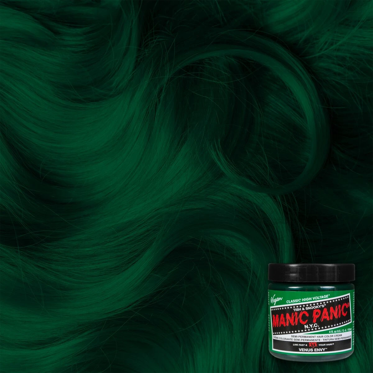 "Venus Envy - Classic" Hair Dye Green By Manic Panic 5 "Venus Envy - Classic" Hair Dye Green By Manic Panic - Image 3